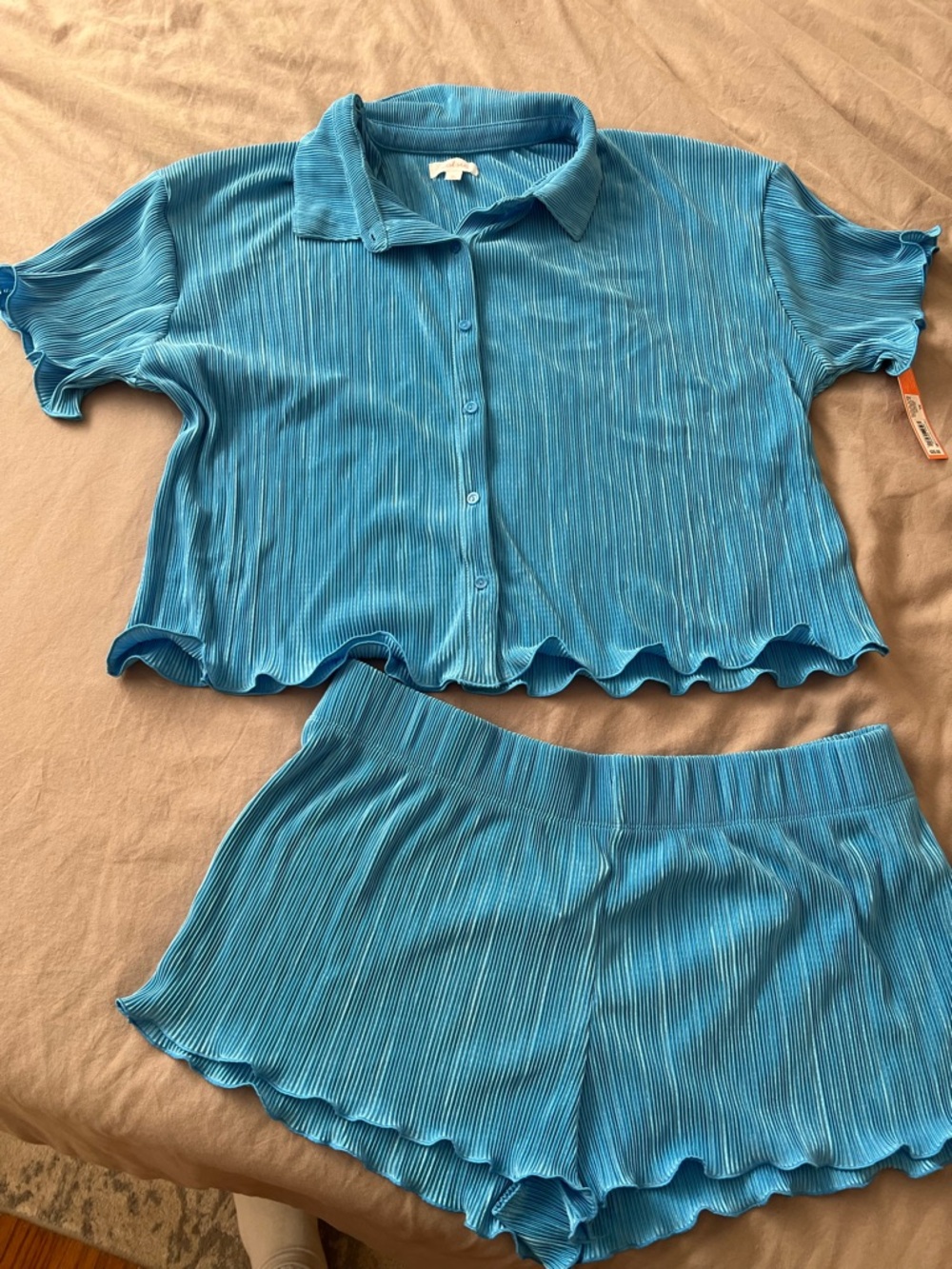 Target Blue Two-Piece Swim Coverup Set